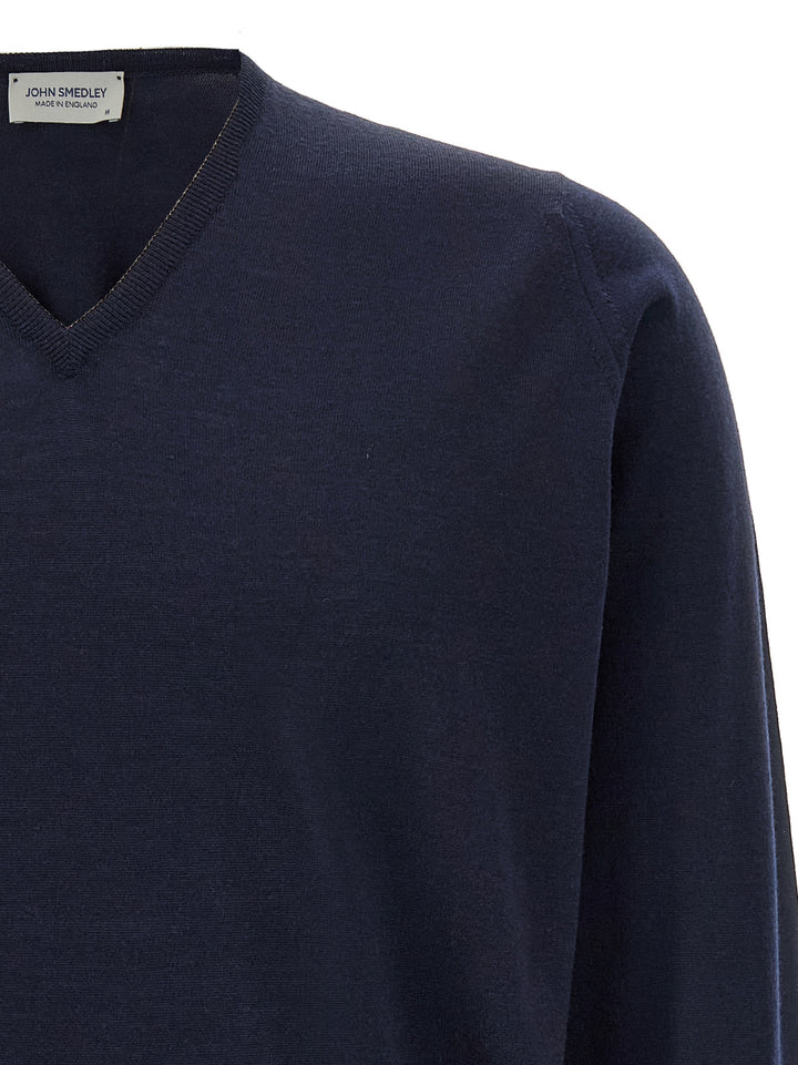 John Smedley Bobby Sweaters and Cardigans - Blue | f77742590fb869ff7c4e0dcaf374515005d60cb6
