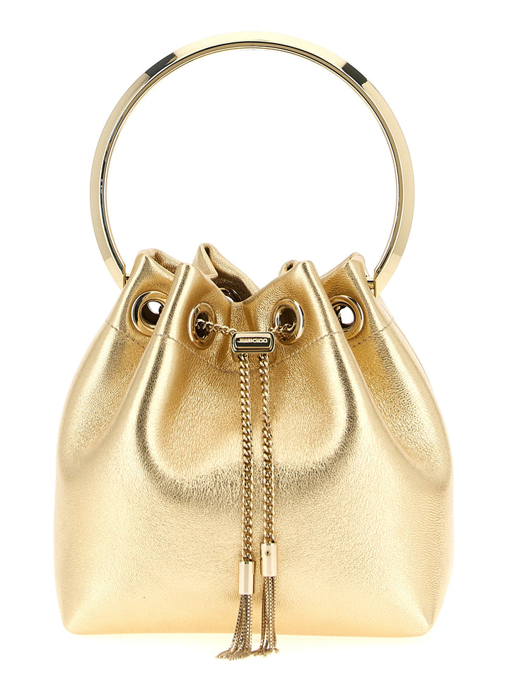 Jimmy Choo Bon Bon Hand Bags - Gold | 011369c8696b46632bc21f3736c490246c207f03