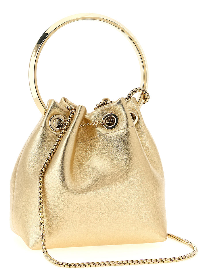 Jimmy Choo Bon Bon Hand Bags - Gold | b75b71709ca2b63f8e9904d31d9232da700459c9