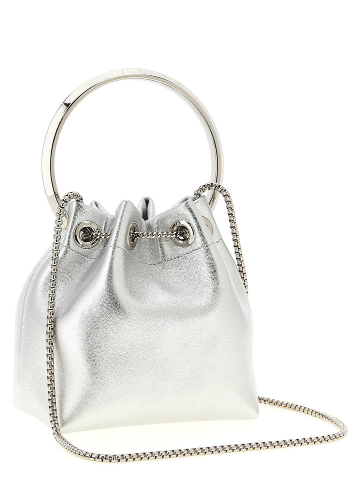 Jimmy Choo Bon Bon Hand Bags - Silver | fed4b7d1eda5a366a5a6f2a29dbf10aeab8c0de2