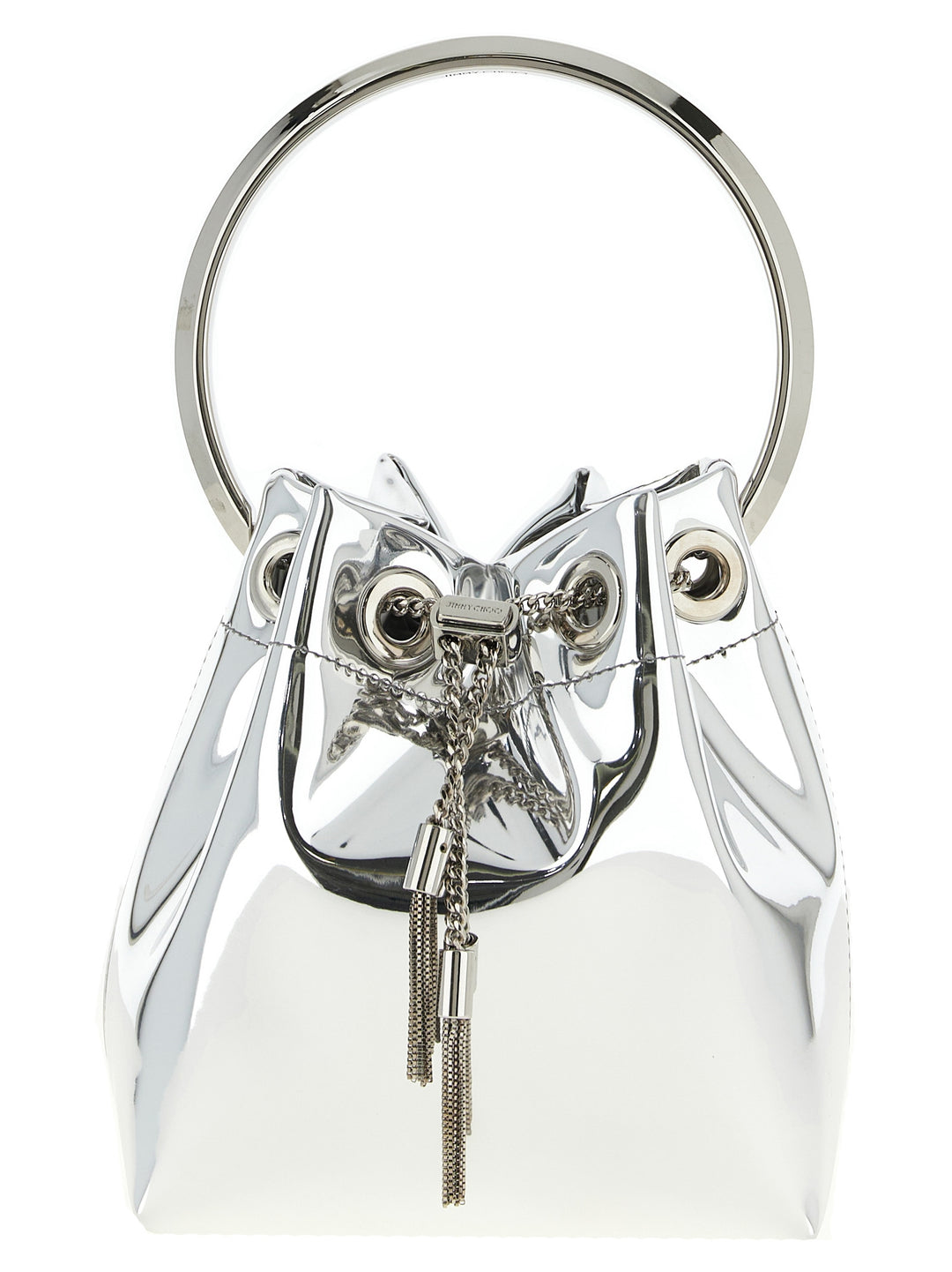 Jimmy Choo Bon Bon Hand Bags - Silver | a8cd551115c94747c63d5ce172d0fd2d1410d074