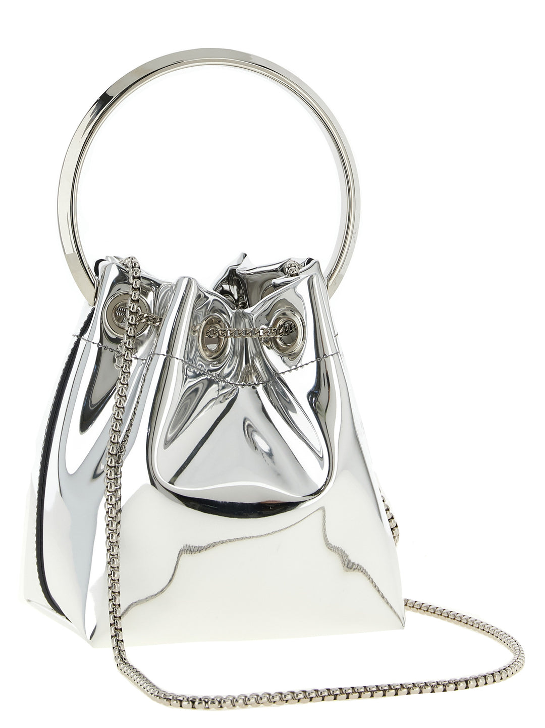 Jimmy Choo Bon Bon Hand Bags - Silver | 0422040bb5b2b4edba42735ef643bf111385def9