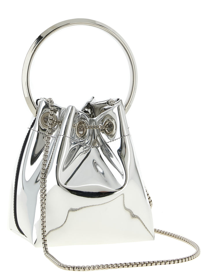 Jimmy Choo Bon Bon Hand Bags - Silver | 0422040bb5b2b4edba42735ef643bf111385def9