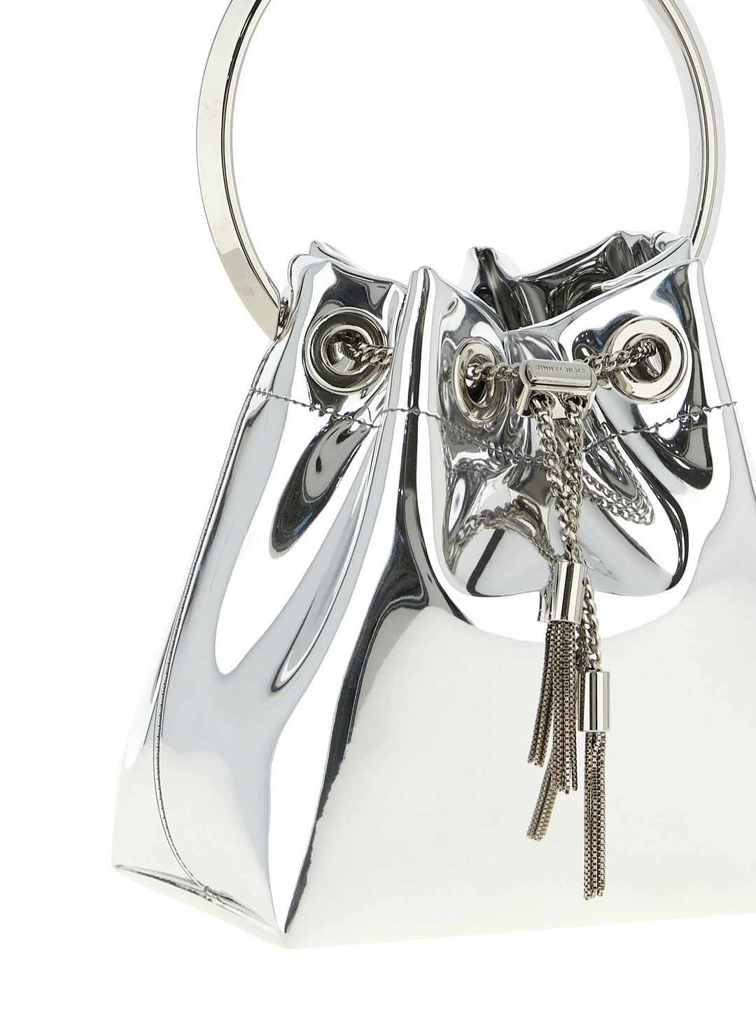 Jimmy Choo Bon Bon Hand Bags - Silver | a29b6ea2fee00f2e34e53214a3ece2ee12f8652a