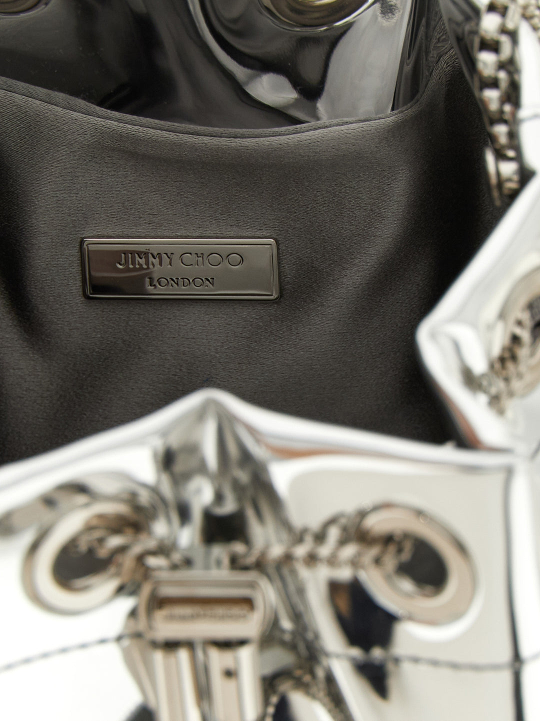 Jimmy Choo Bon Bon Hand Bags - Silver | be9147b94a6dd2fee9c2ffd974fd7b9d3840adec