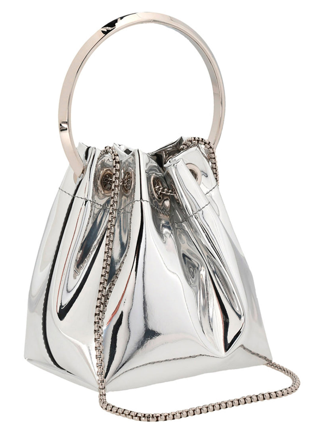 Jimmy Choo Bon Bon Hand Bags - Silver | 894315d115942408b3ee3fd1e3d5ff30e1b2ade8