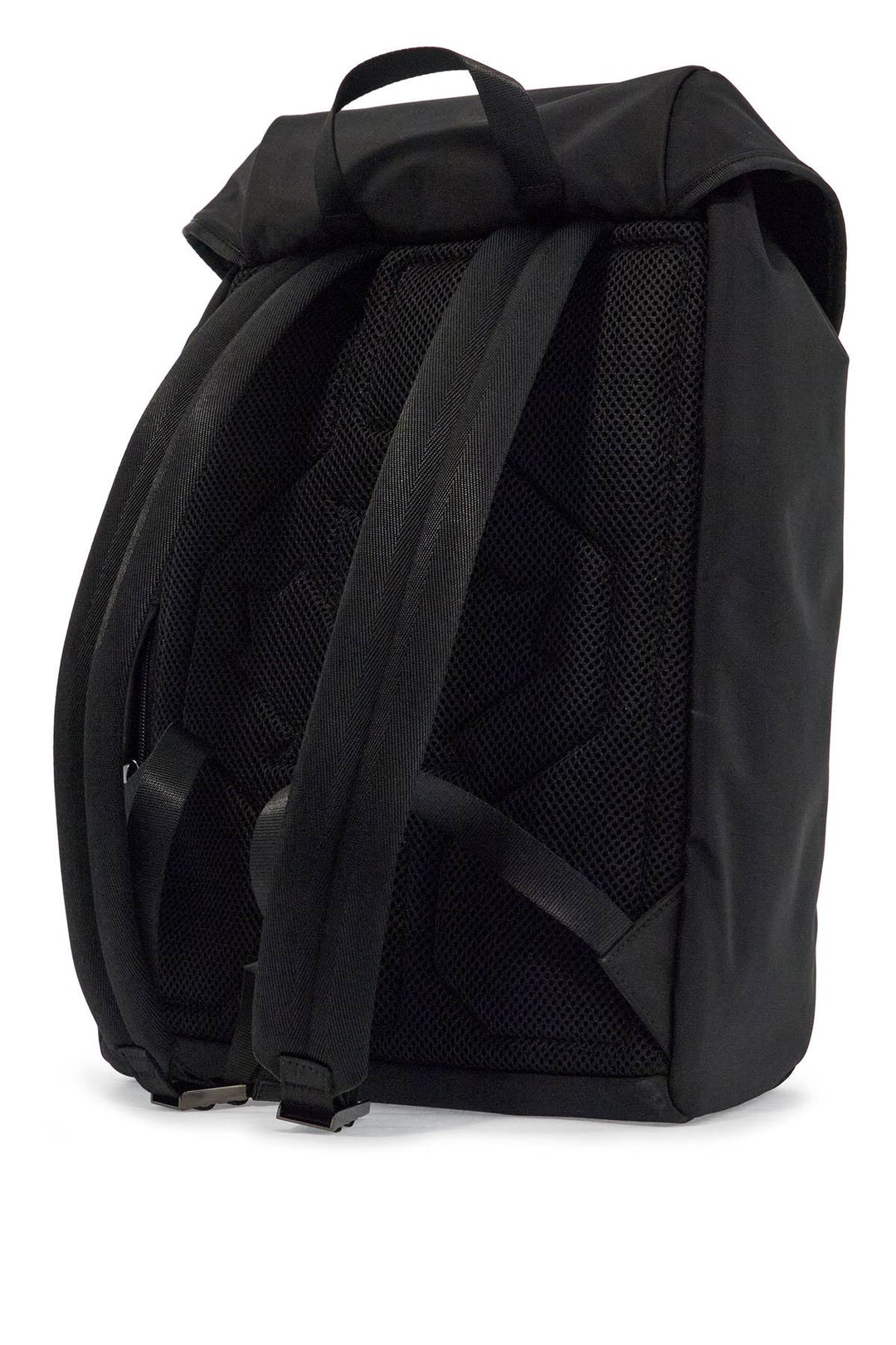 Black Nylon Laptop Backpack