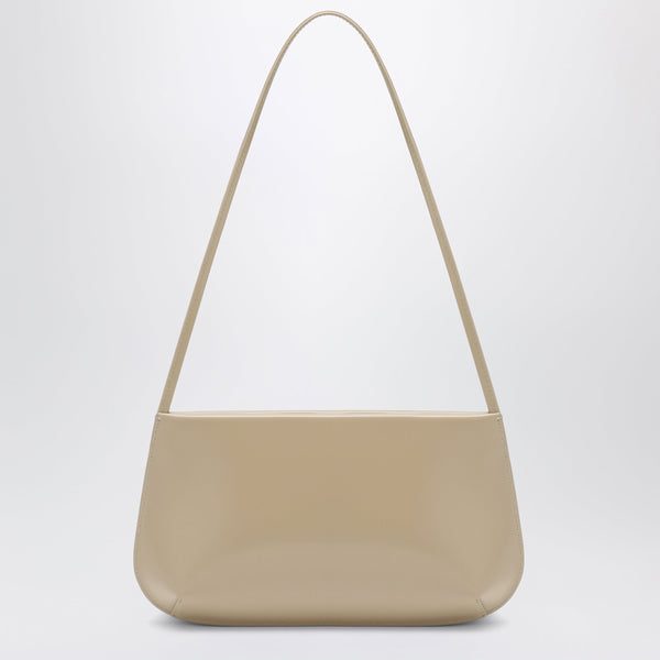 Light Beige Bra Bag In Brushed Leather