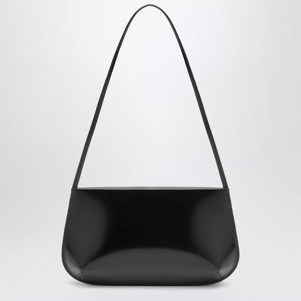 Black Bra Bag In Brushed Leather