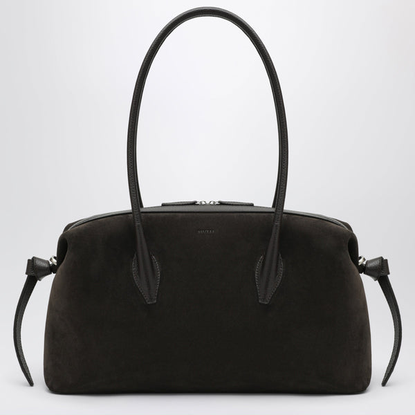 Brioche Duffle Bag In Ganache-Coloured Suede