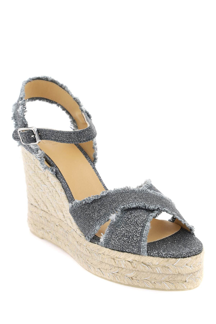 Lurex Bromelia Wedge Sandals