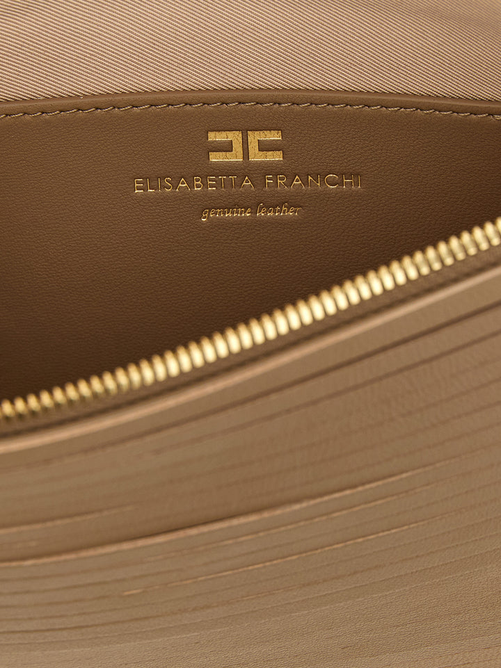 Elisabetta Franchi Fringed Clutch - Beige | 7d9209b74284923c64db294e393598e8dc528e9d