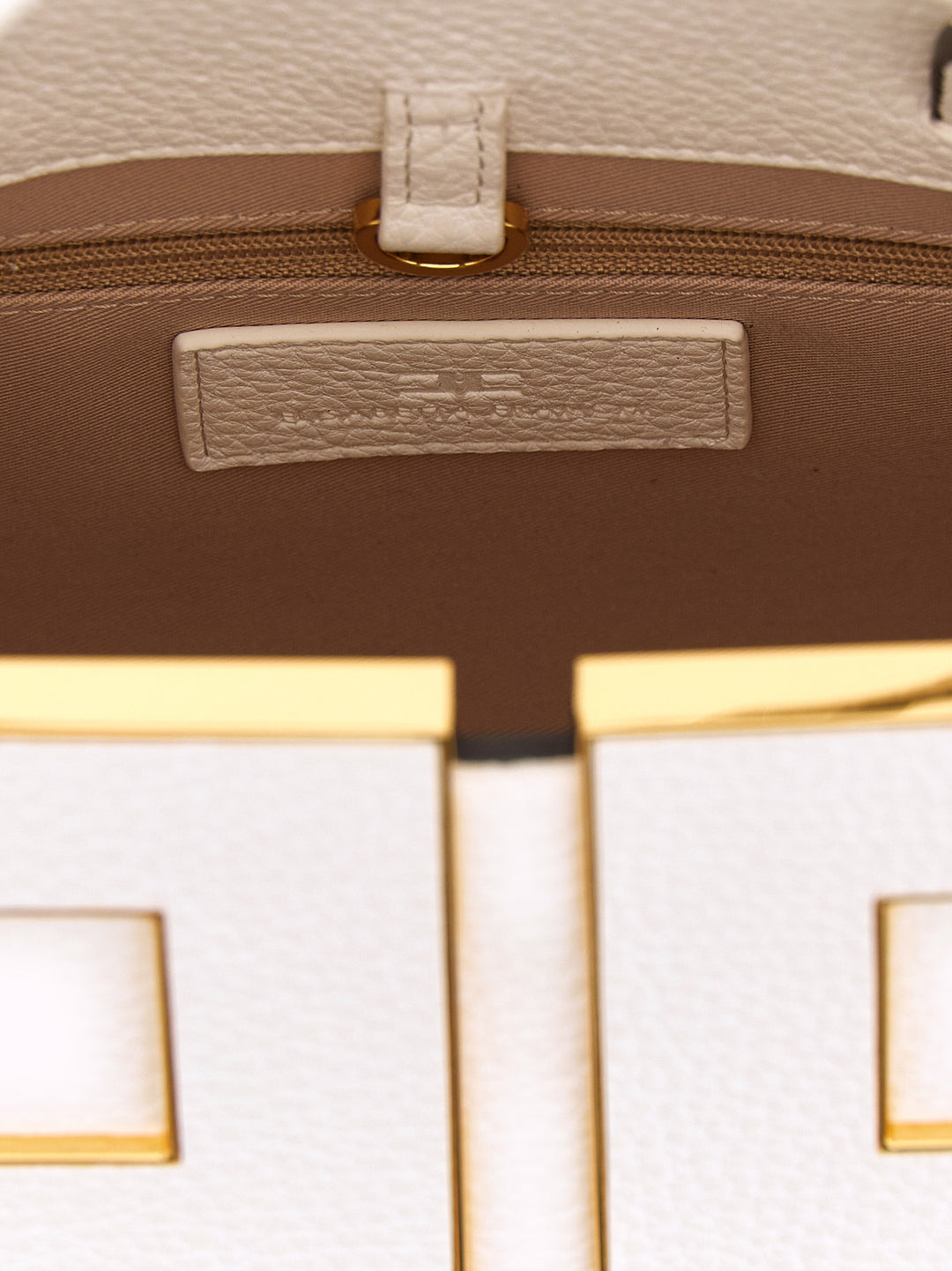 Elisabetta Franchi Maxi Logo Shopping Bag Tote Bag - White | 602e9a92fdf7aafc2437cacecabdc4b3b1167c98