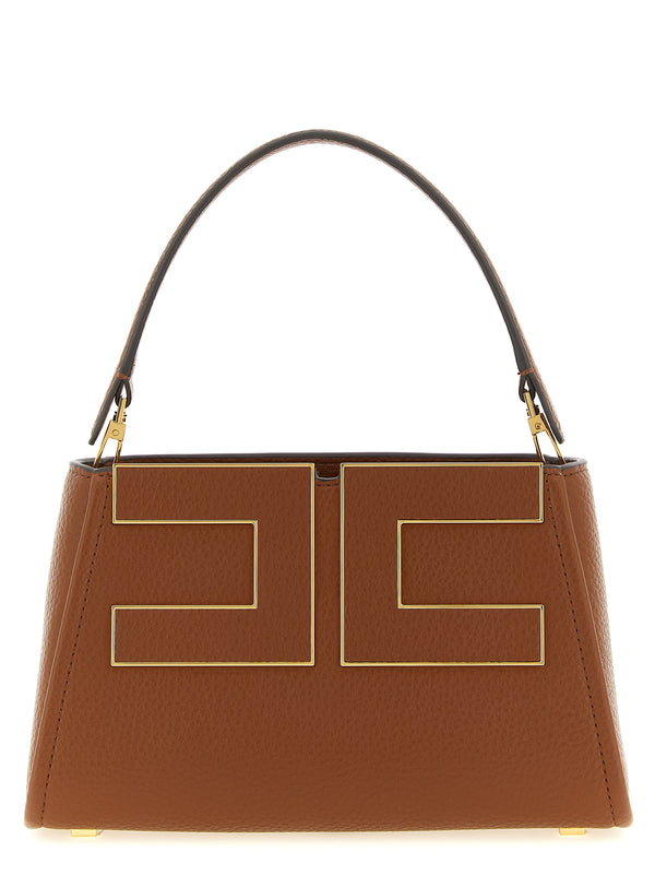 Maxi Logo Handbag Hand Bags Brown