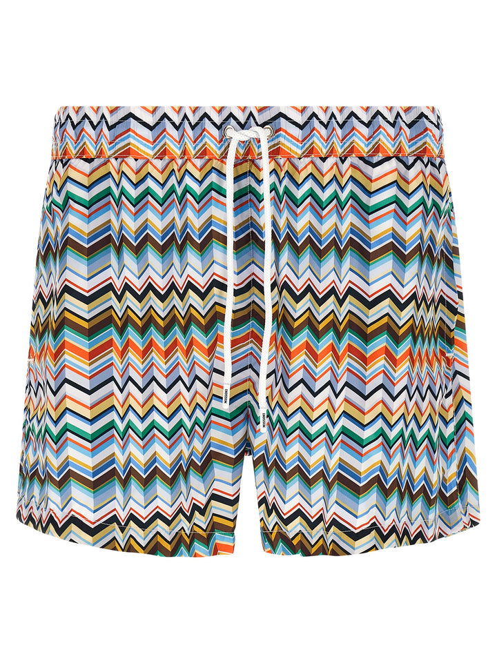 Missoni Irregular Zig Zag Swimsuit Beachwear - Multicolor | 0363c65334a4dd49d7a57d05e06fba3d2fb7e1f3
