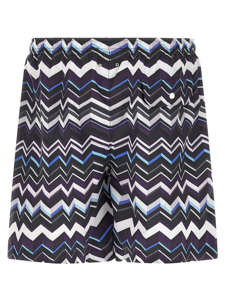 Missoni Irregular Zig Zag Swimsuit Beachwear - Multicolor | 54441ef37bcfa5966e5abd2cf2ae71343ba4ec30