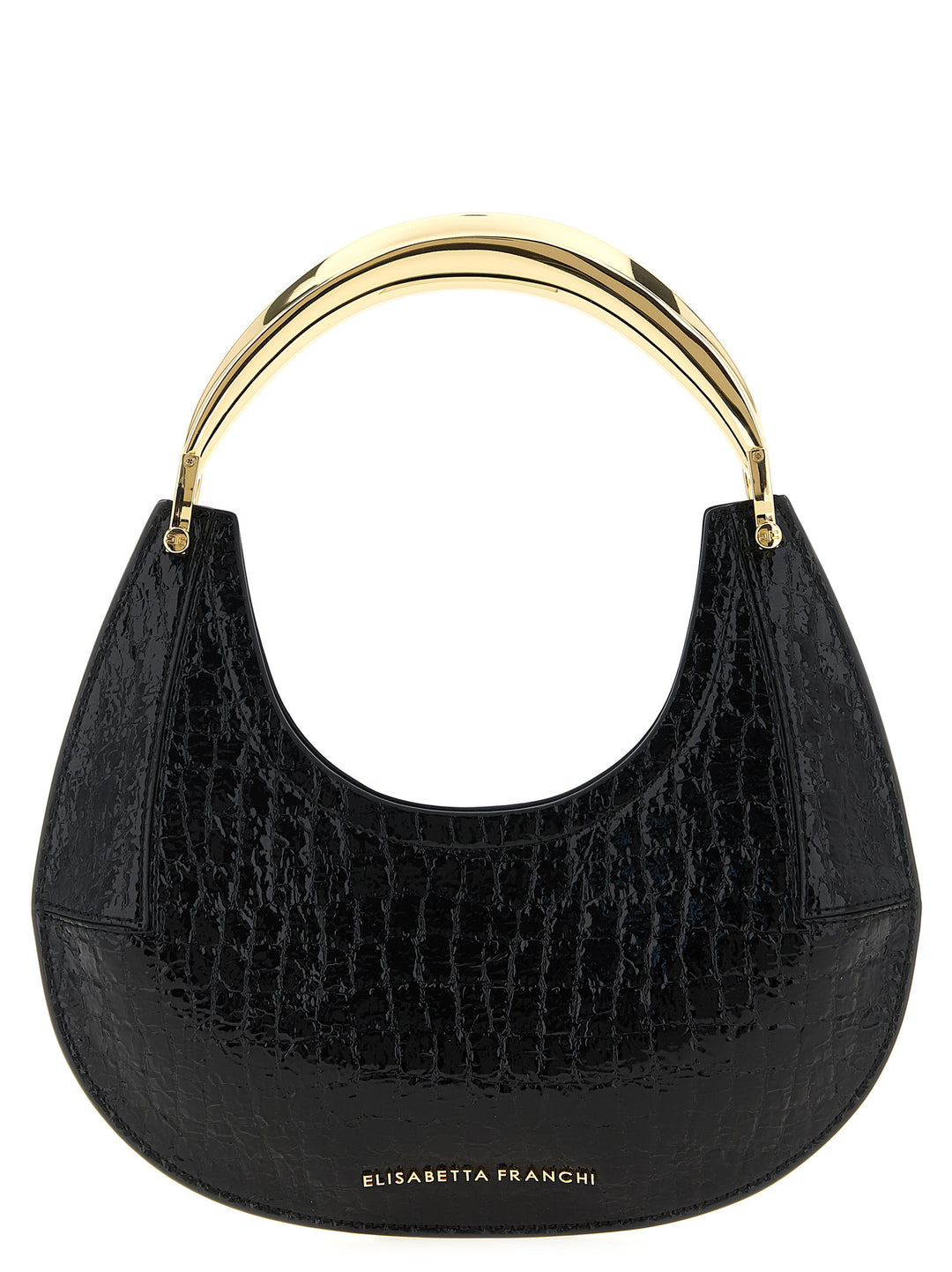 Elisabetta Franchi Hobo Shoulder Bags - Black | 54d363f4a1545b6718ad32e648172c72ff7d715a