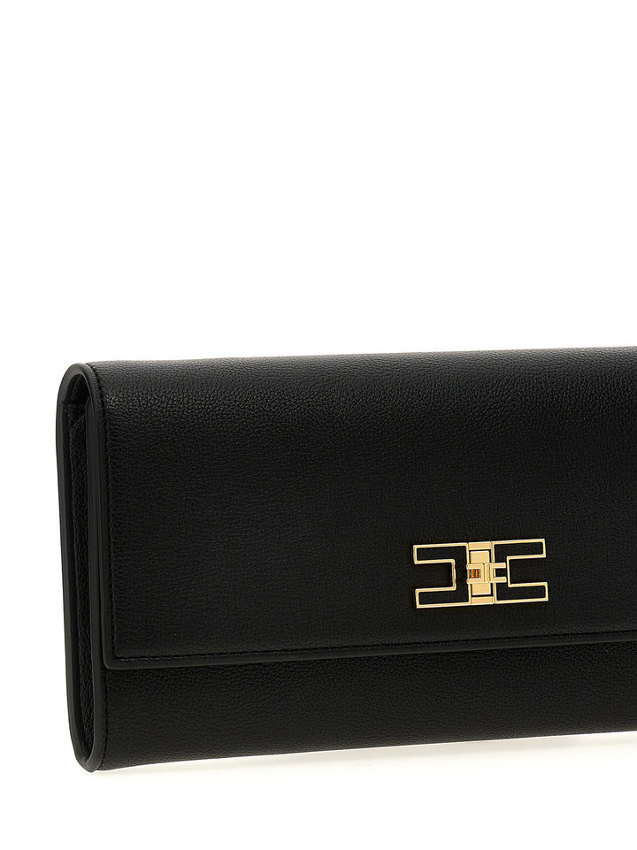 Logo  Bag Clutch Black