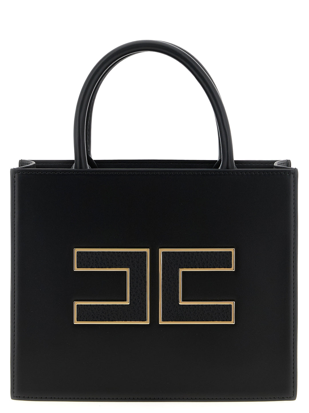 Elisabetta Franchi Tote Hand Bags - Black | 5735cb9e2bb8cf58ae8b2c3c28efc6336efe45d0