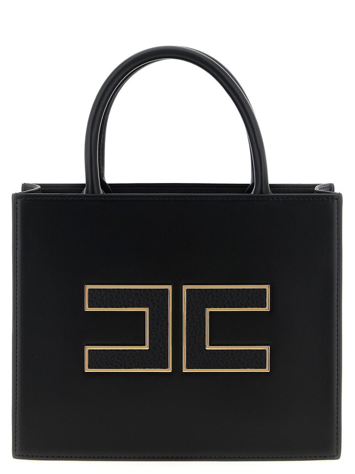 Elisabetta Franchi Tote Hand Bags - Black | 5735cb9e2bb8cf58ae8b2c3c28efc6336efe45d0