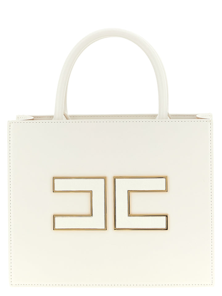 Elisabetta Franchi Tote Hand Bags - White | 4af6c22bdc77eca21ec740f216f7eba6ebb3cbb4