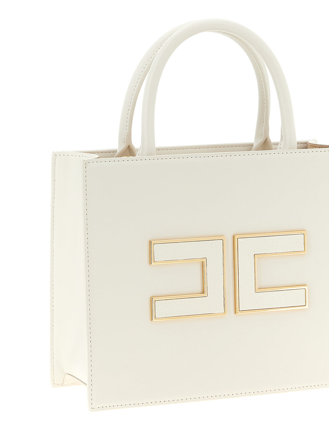 Elisabetta Franchi Tote Hand Bags - White | 291ffeae490166686d1bd445c9853956be47dabb