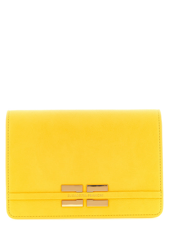 Logo Shoulder Strap Crossbody Bags Yellow