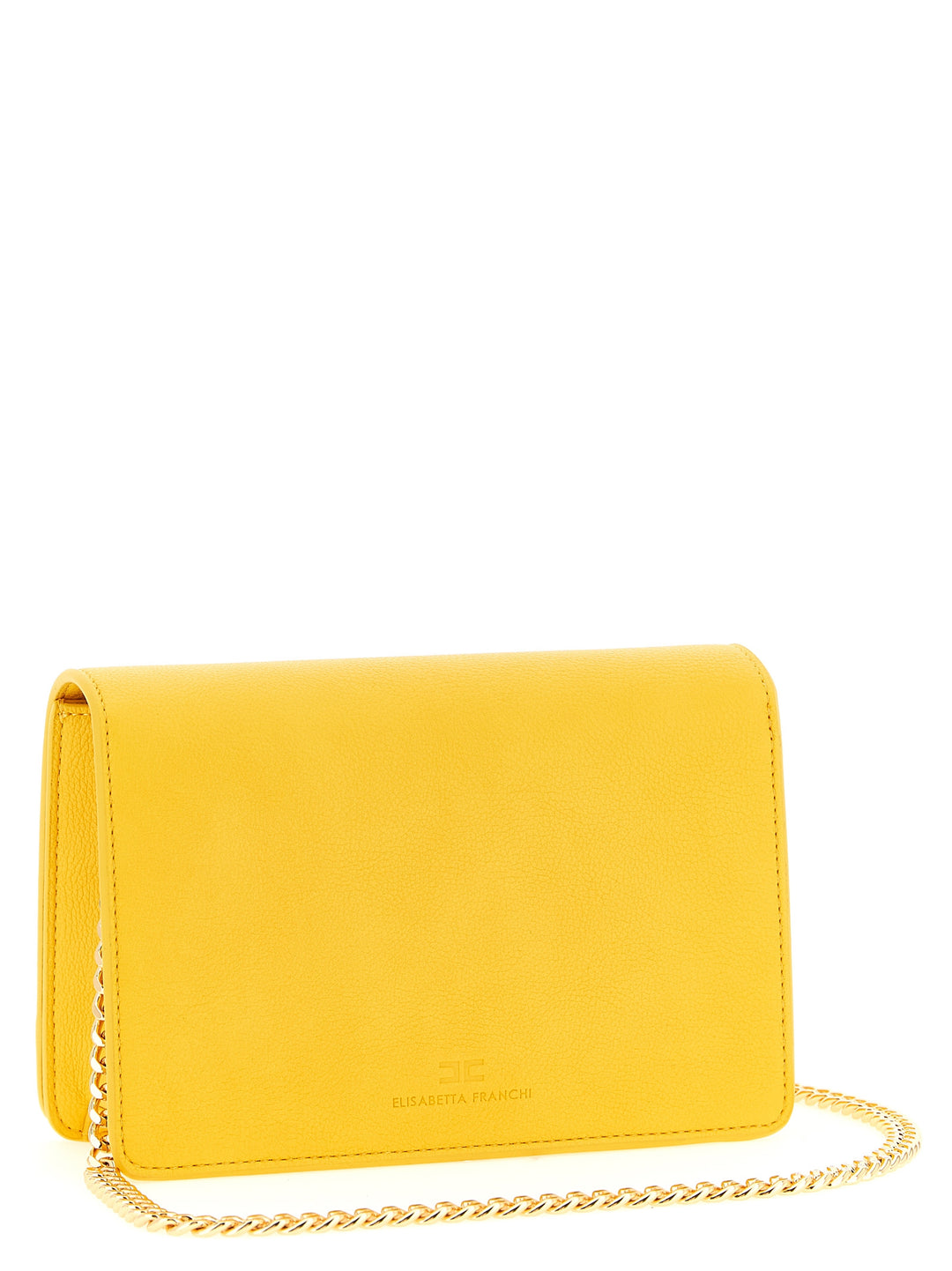 Elisabetta Franchi Logo Shoulder Strap Crossbody Bags - Yellow | 6a2b7dfaf25692080a2333cfbfdde2325e19f393