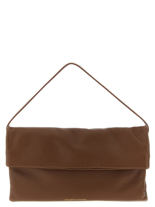 Logo Shoulder Bag Shoulder Bags Brown