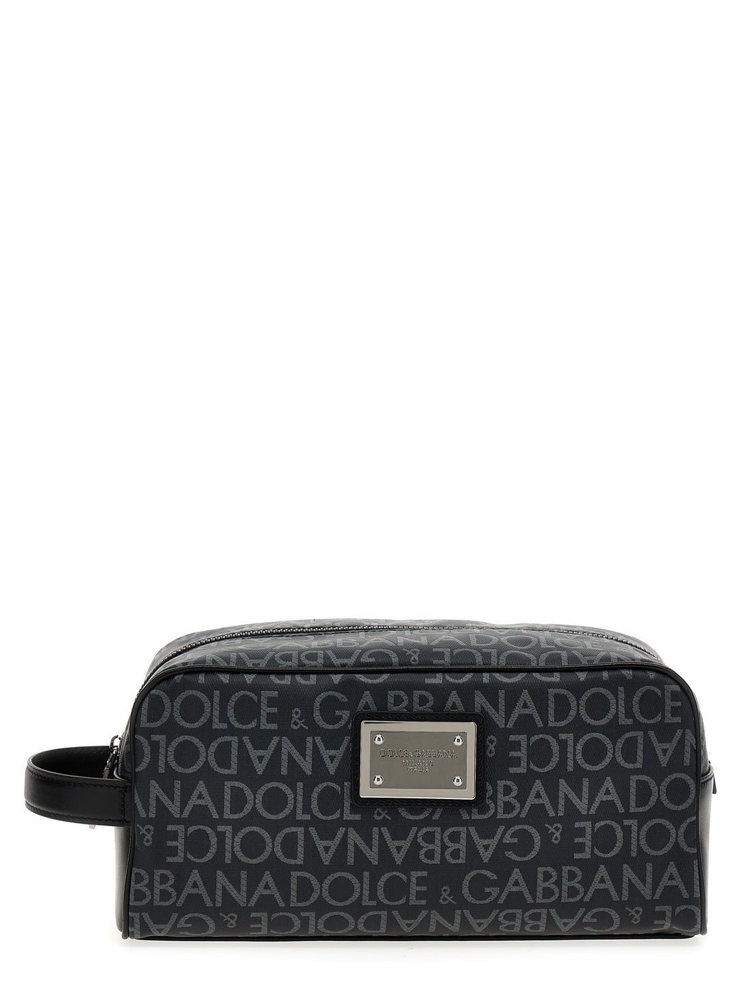 Dolce & Gabbana Leather Toiletry Bag Beauty - Black | 8fc9f197ed5f63d4987db5ecb2315320cbab18e0