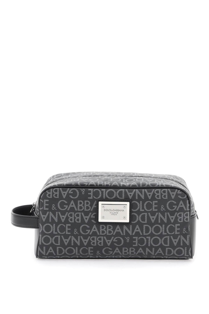 Coated Jacquard Vanity Case