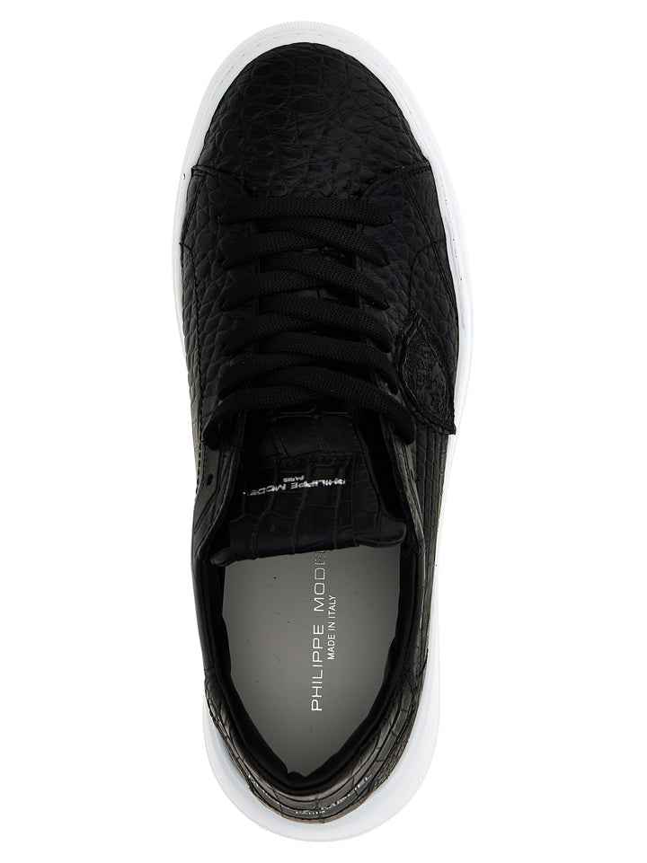 Temple Low Man Sneakers White/Black