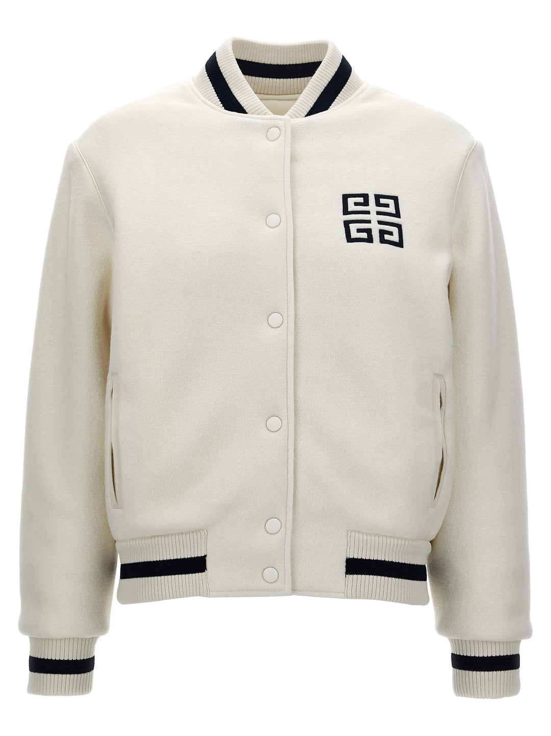 Varsity Casual Jackets, Parka White