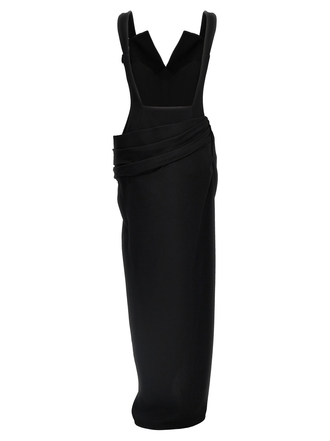 Draped Dress Dresses Black