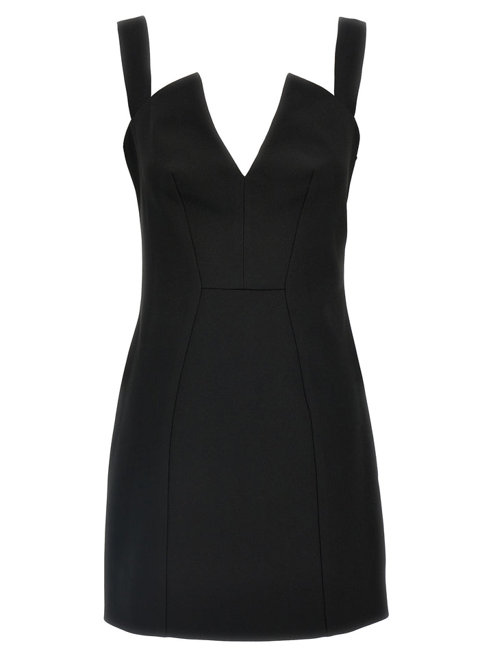 V-Neck Dress Dresses Black