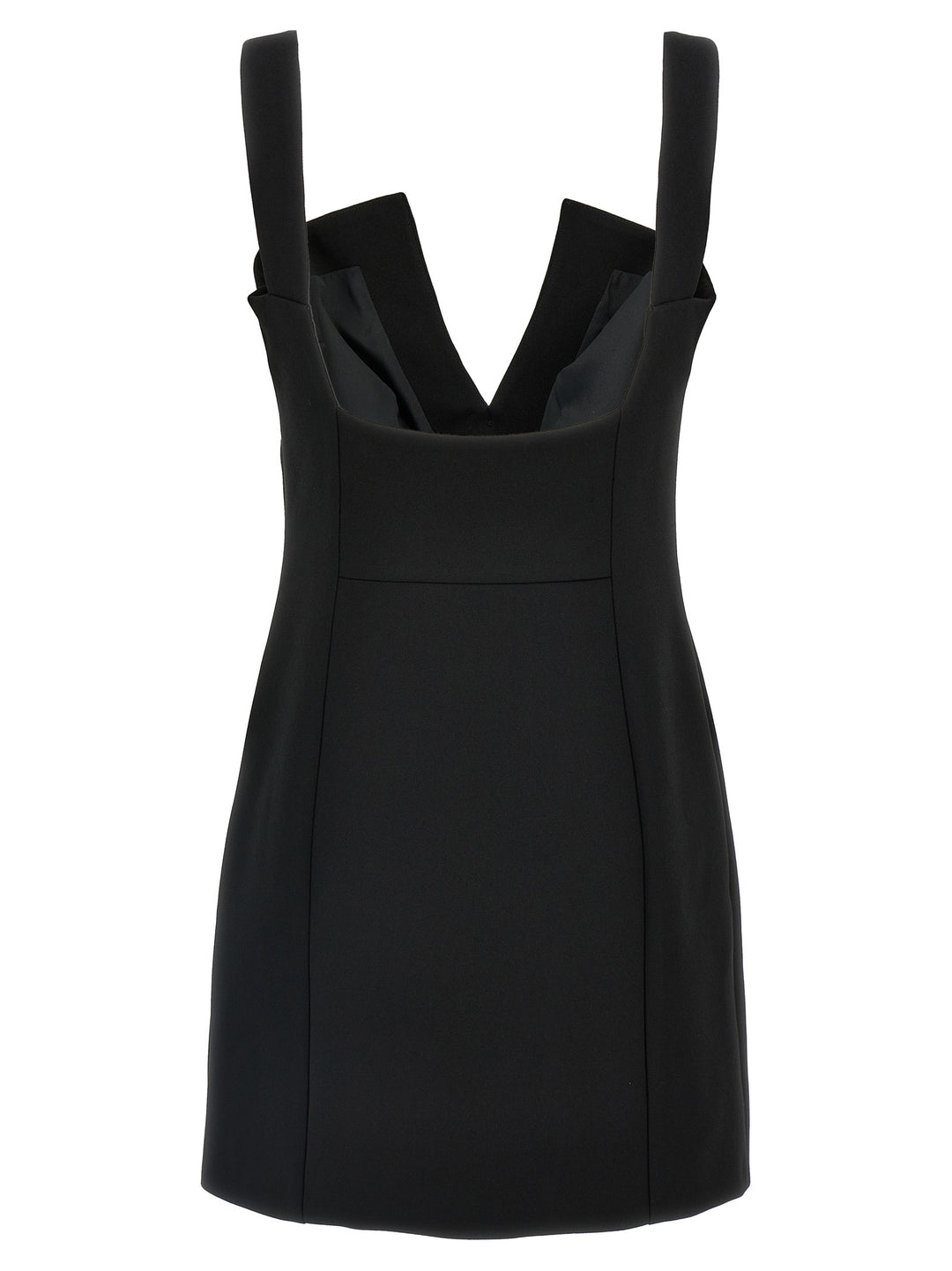 V-Neck Dress Dresses Black