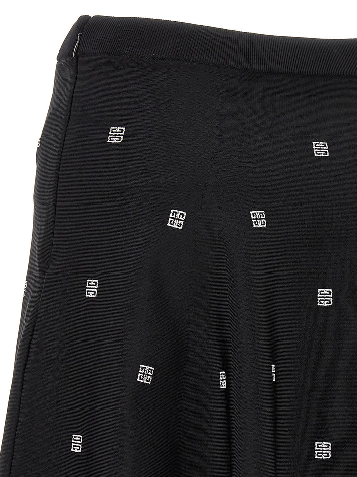 All Over Logo Skirt Skirts White/Black