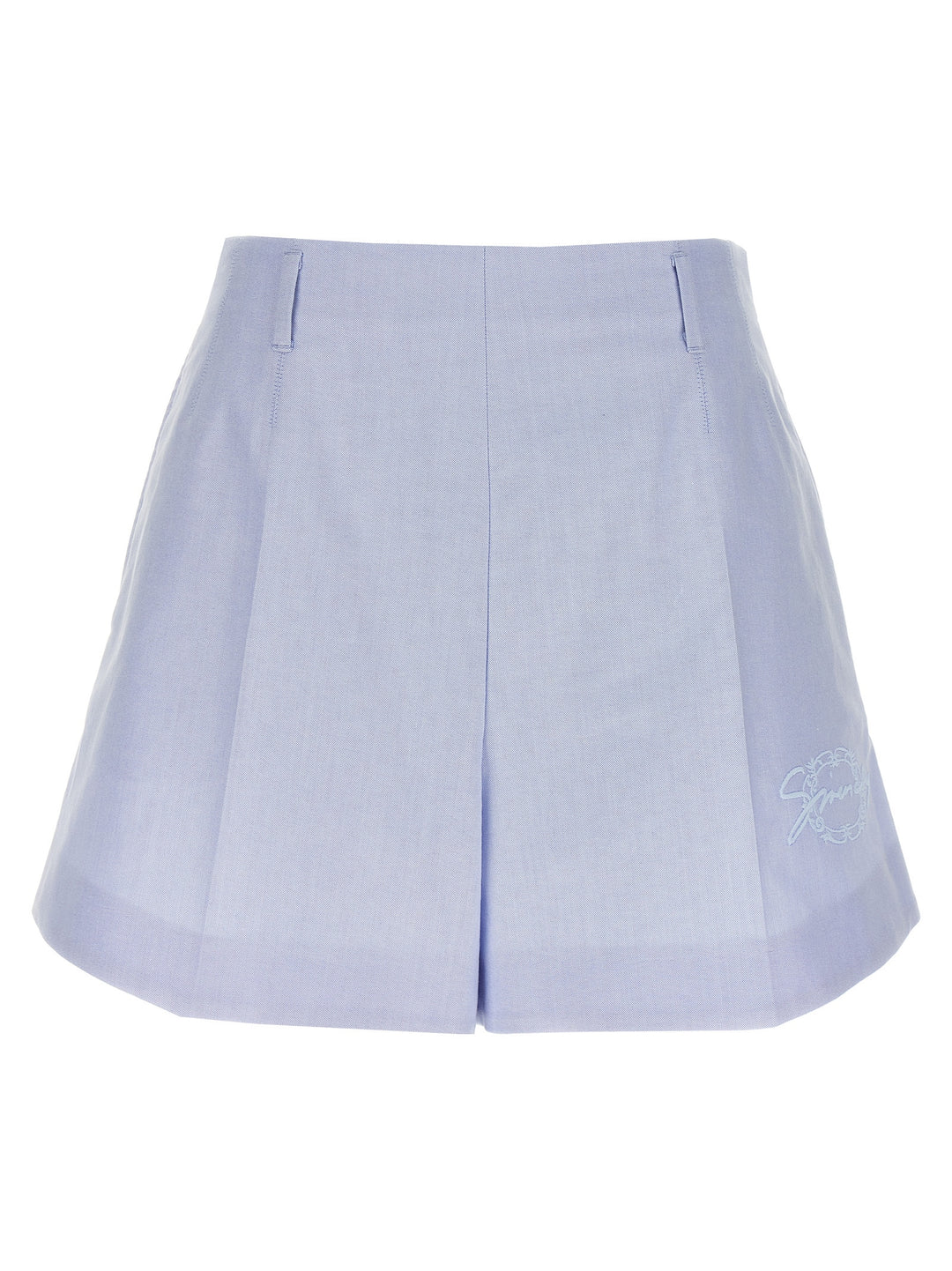 Embroidery Shorts Bermuda, Short Light Blue