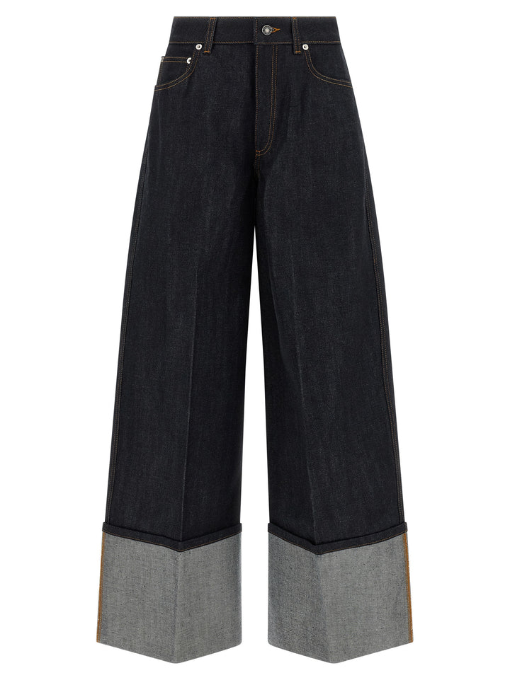 Givenchy Turn Up Jeans - Blue | 7884b28eb414a25122dac4d53732509a0b154254