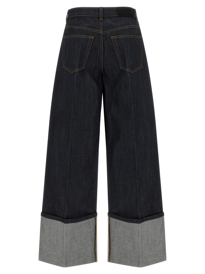 Givenchy Turn Up Jeans - Blue | e0cce8ef200197bbb249ec773a424e77ab1beebe