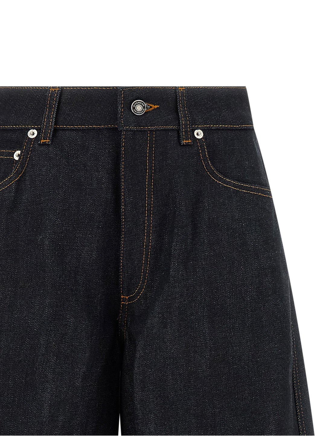 Givenchy Turn Up Jeans - Blue | b690df80d49121983e06b721cff3d5ceece04c80