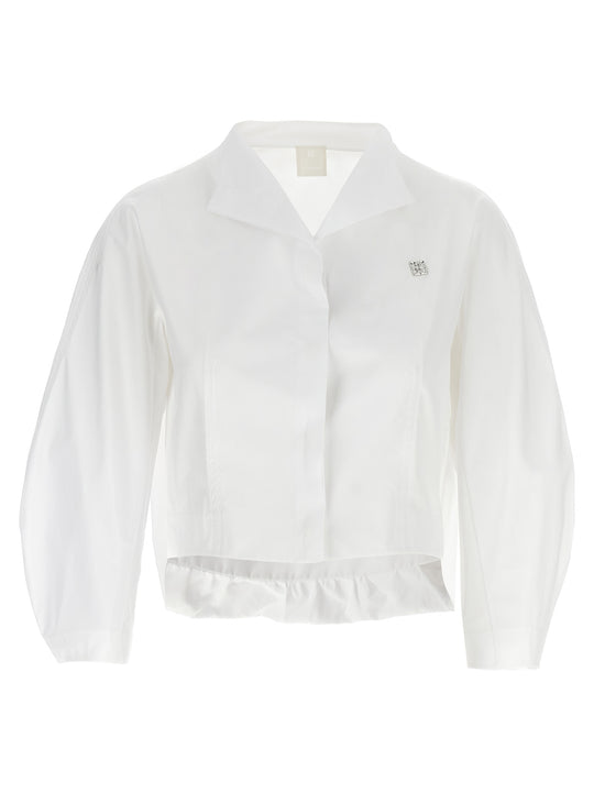 Puff Shirt And Blouse White