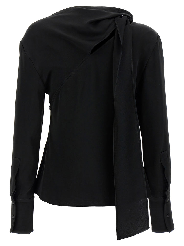 Viscose Blouse Shirt, Blouse Black