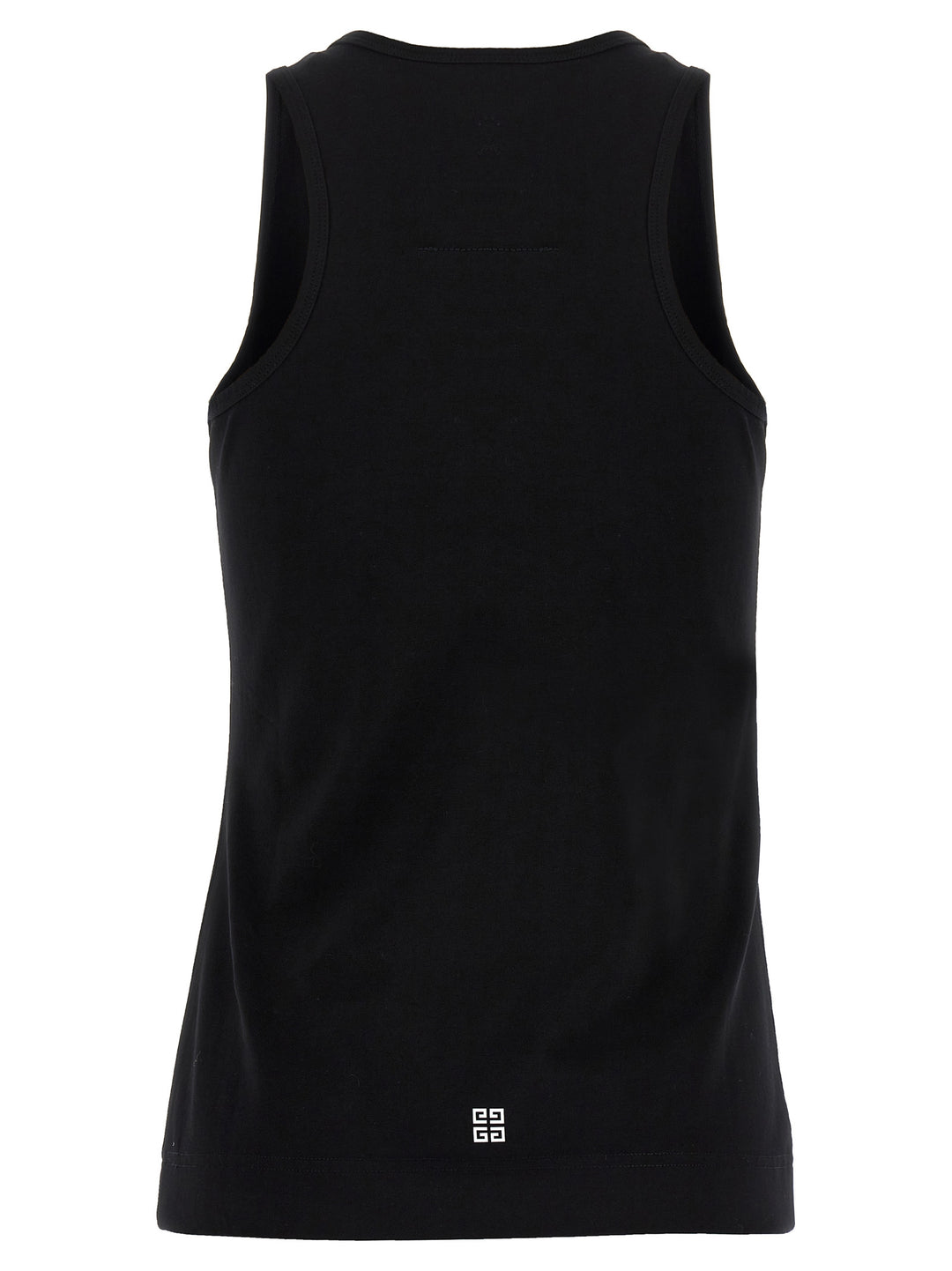 Logo Print Tank Top Tops White/Black