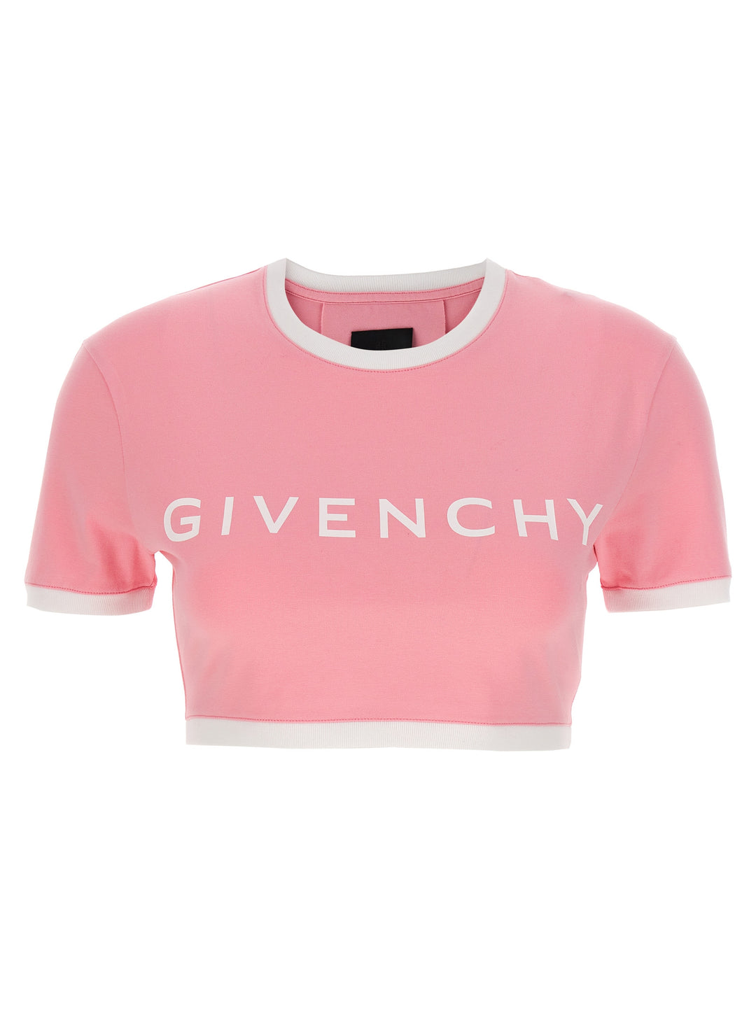 Logo Cropped T-Shirt Pink