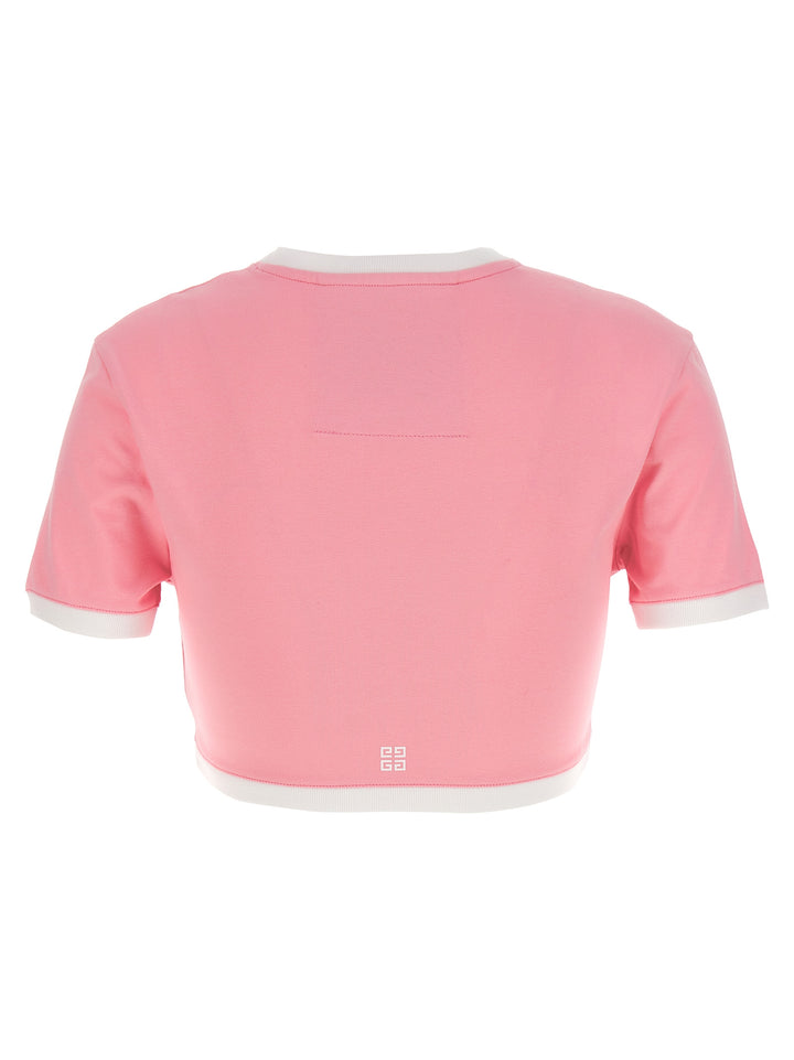 Logo Cropped T-Shirt Pink