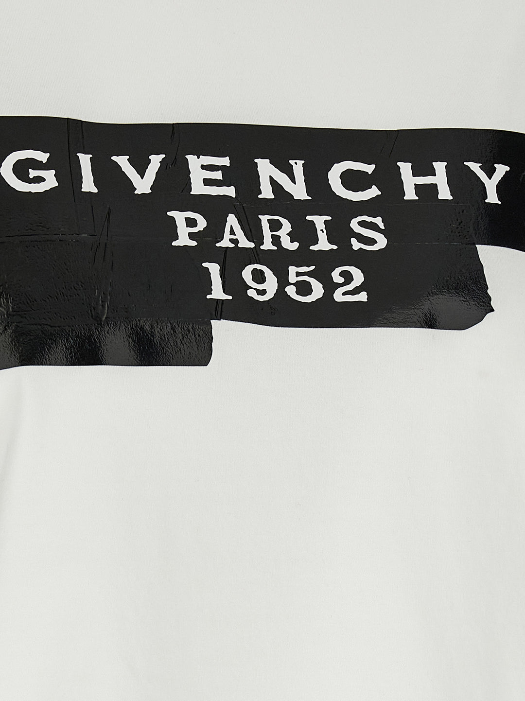 Givenchy Givenchy Tape T-shirt - White/Black | cab21ed880f7e7301fedb7c92786e1a015ecf967