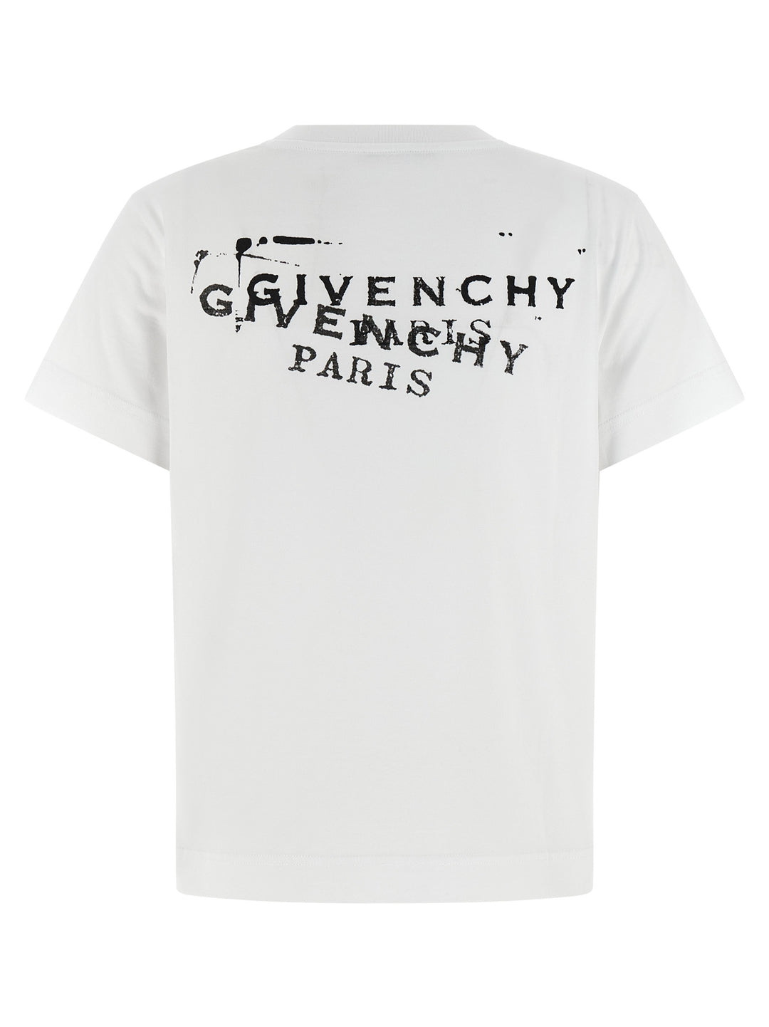 Givenchy Logo Stamp T-shirt - White | bd35e5320b539f1f5728c477d556decf79b292c9