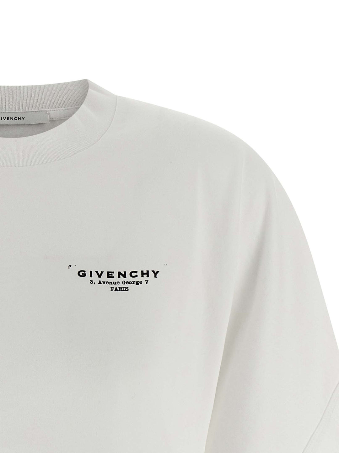 Givenchy Cropped T-shirt - White | 4c35c6ac6c9c19cf5fda2a6c2ccaa019022a34d2