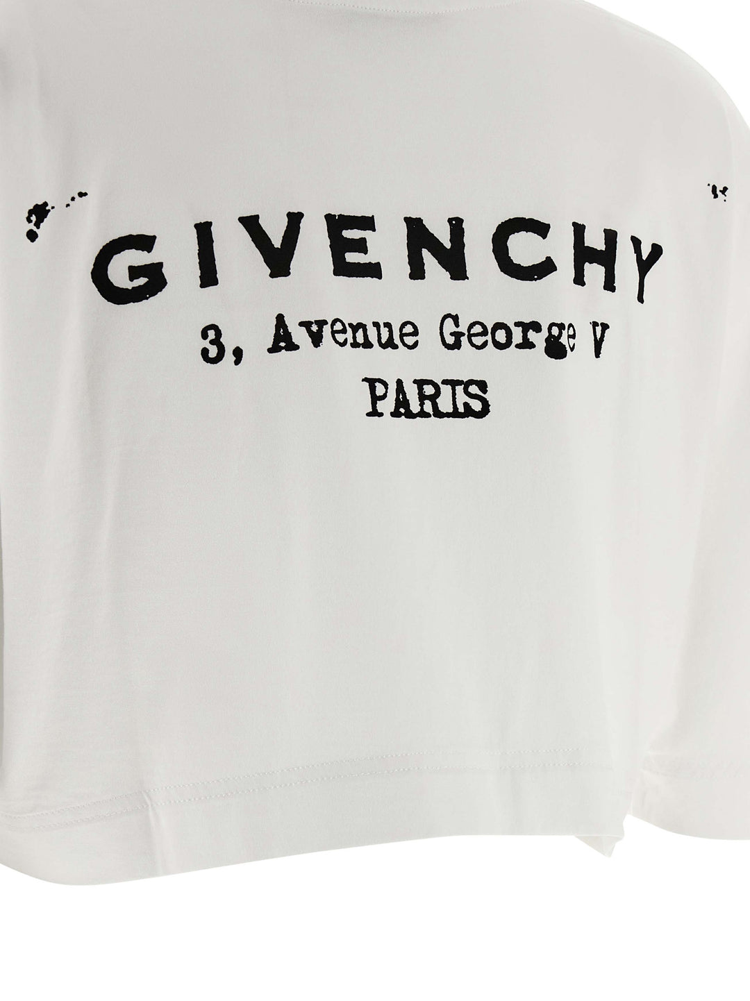 Givenchy Cropped T-shirt - White | 79cac581ad5412c4af50070cb778964e5ed7ed6a